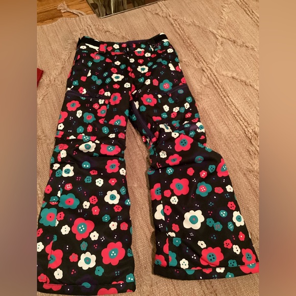 NWOT BURTON GIRLS ELITE CARGO FLORAL DESIGN SNOW PANTS SZ. XS - Picture 2 of 13